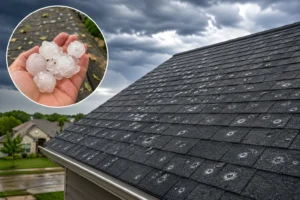 Hail Damage Roof Insurance Claim 1