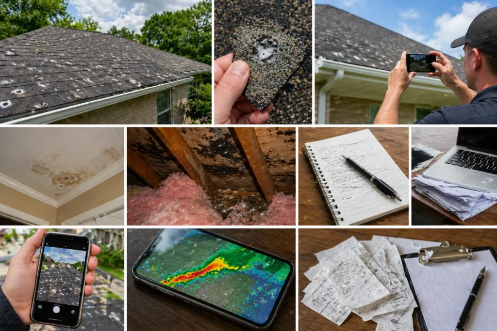 Hail Damage Roof Insurance Claim 2